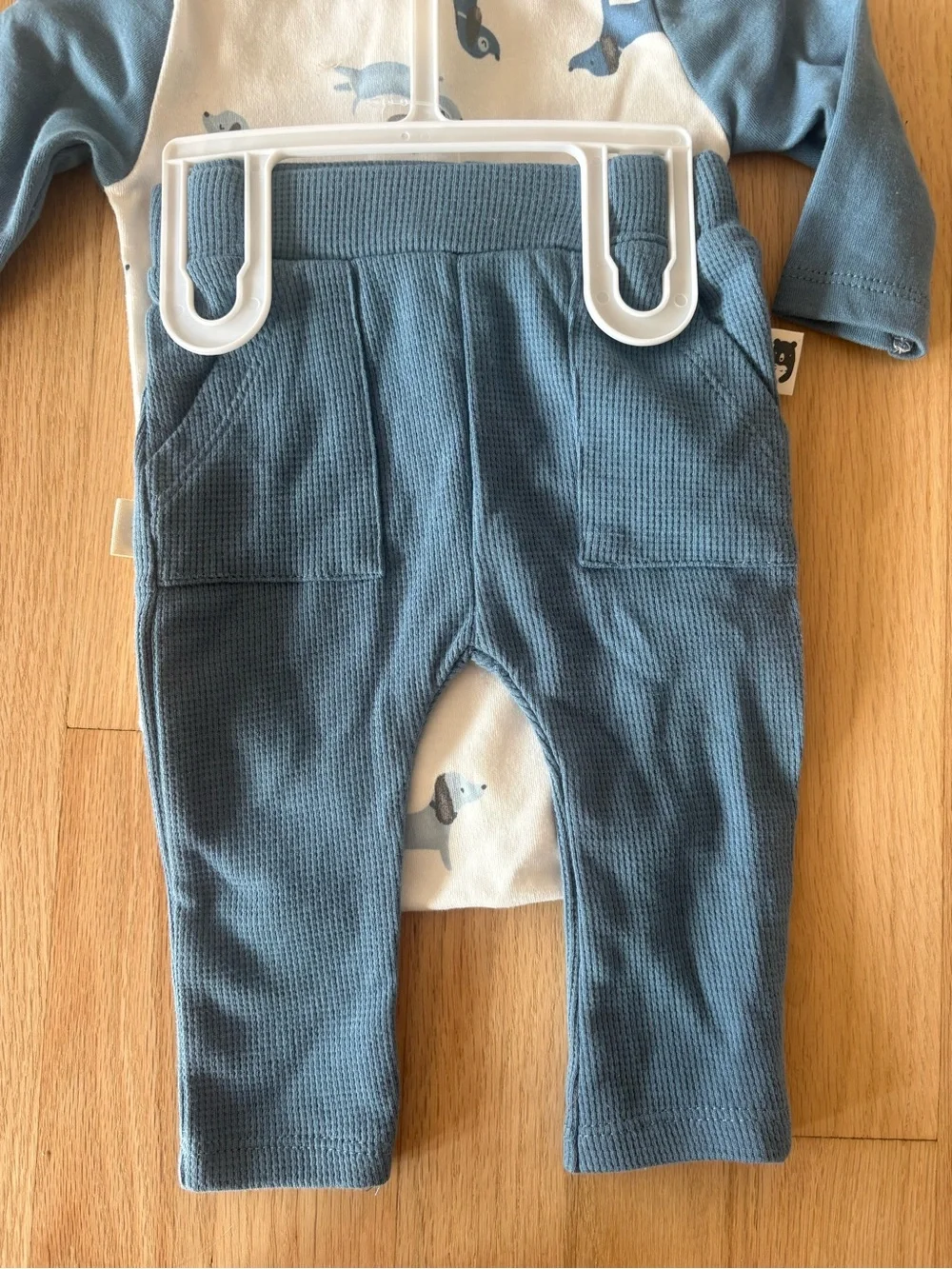 Rabbit + Bear Baby Outfit